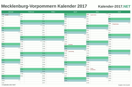 Meck-Pomm Halbjahreskalender 2017 Vorschau