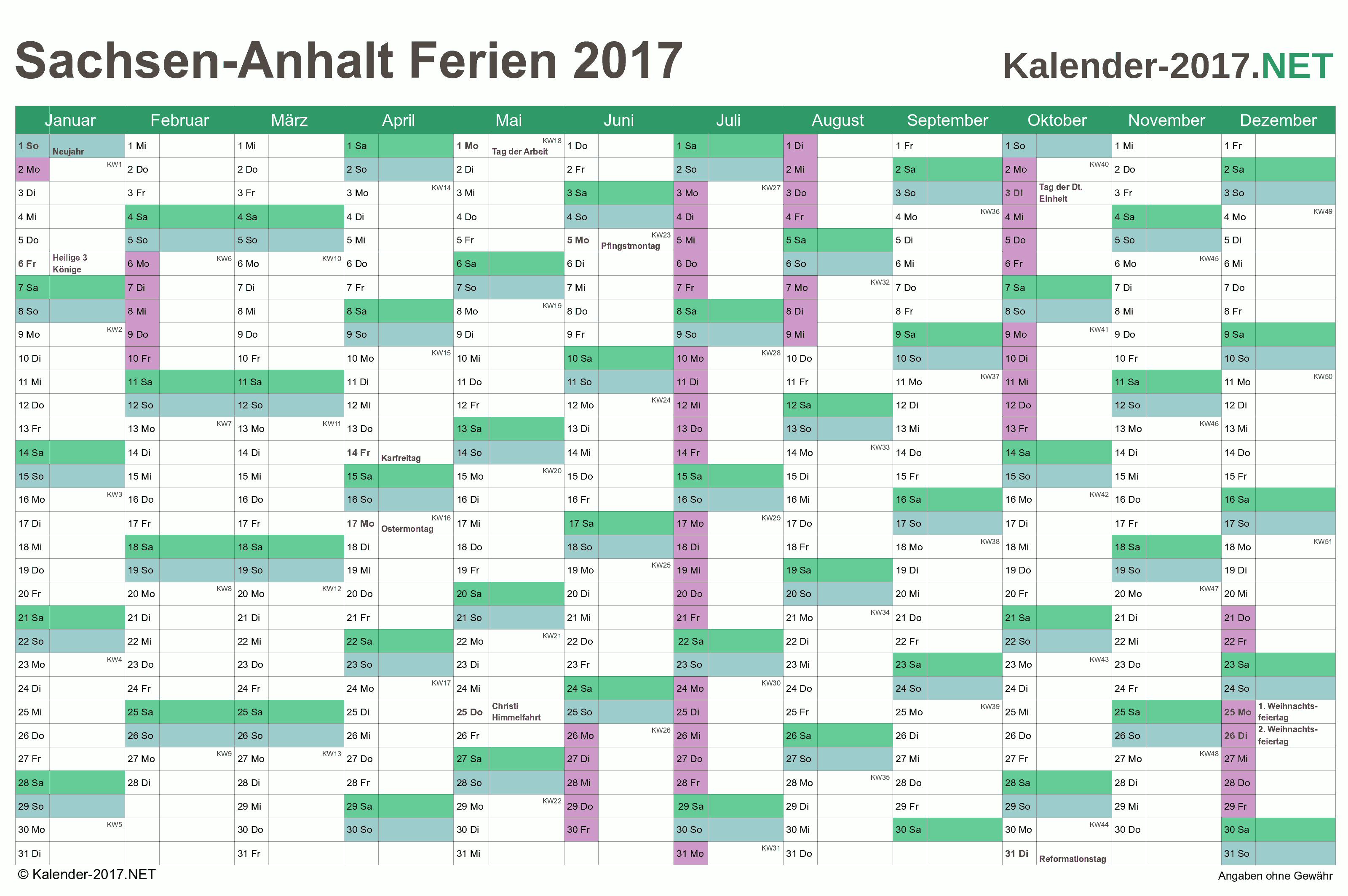 Ferien sachsen anhalt