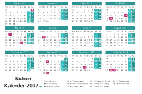 Kalender 2017 Vorschau